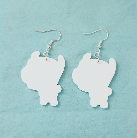 🔮3/$15 Invader Zim Gir Flatback Earrings - Picture 3 of 4